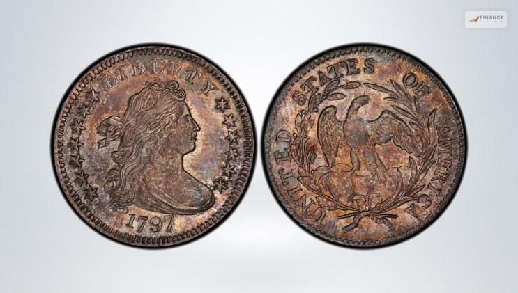 1797 Draped Bust Dime With 13 Stars