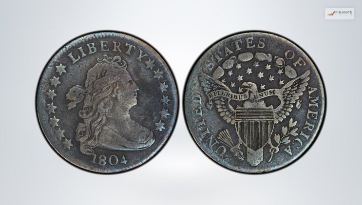 1804 Draped Bust Dime With 14 Reversed Stars