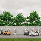 electric-cars-parking-lot-charging