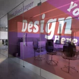 Using Interior Wall Vinyl For Branding An Office