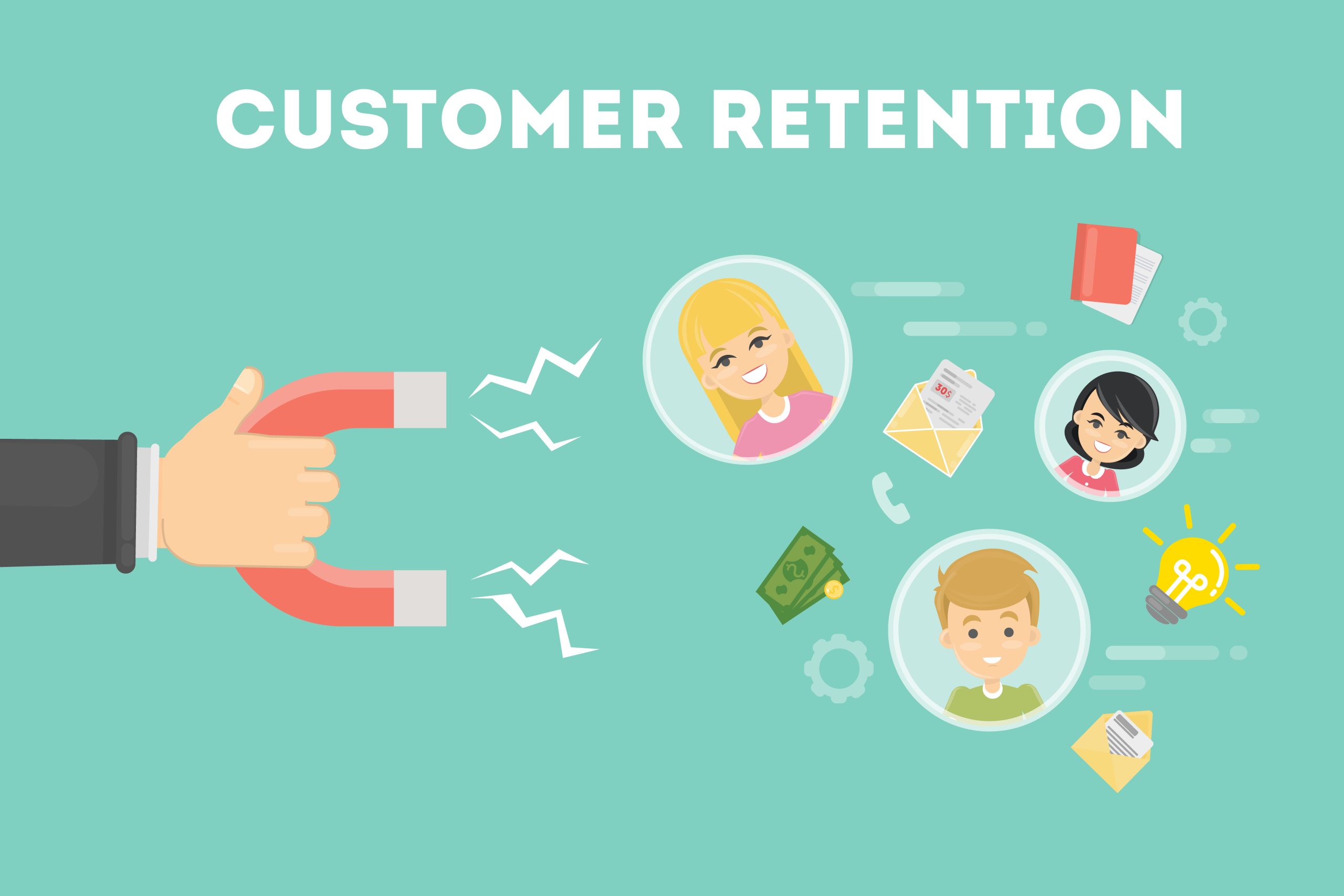 Customer retention concept