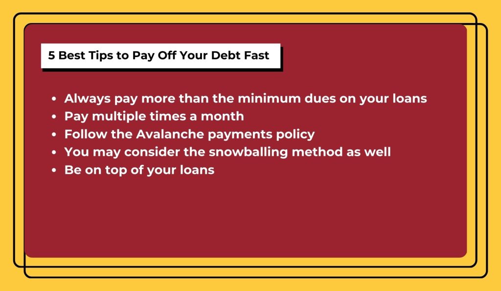 5 Best Tips to Pay Off Your Debt Fast