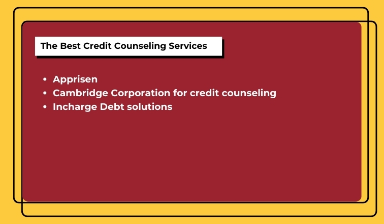 The best credit counseling services